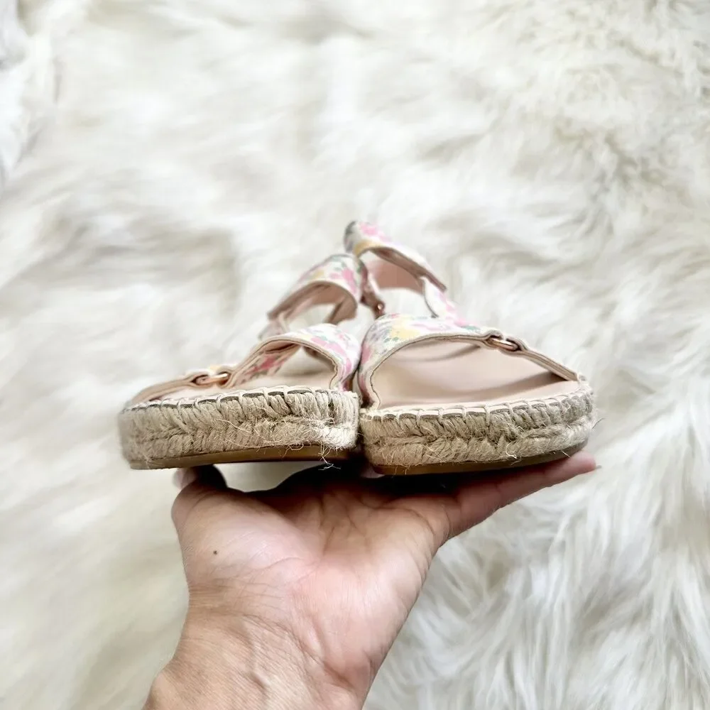 Manebi x LoveShackFancy Women’s Hiking Sandal Mixed Flowers Sz 39 8.5